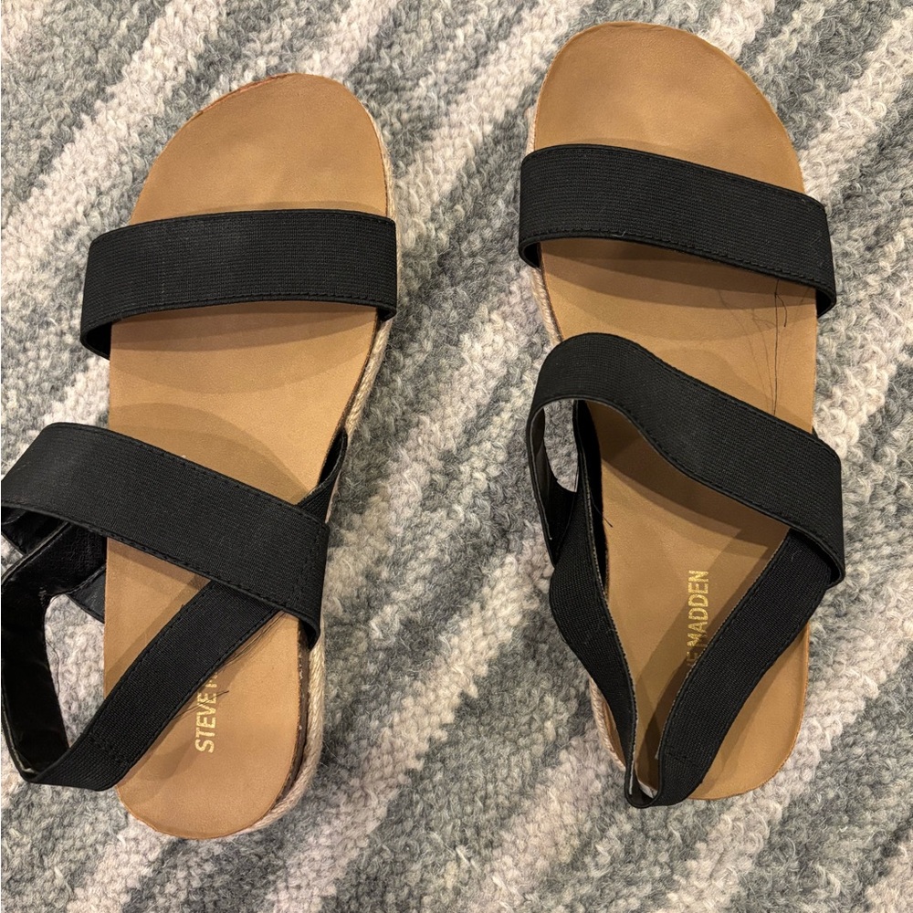 Steve Madden Black Women's Sandals